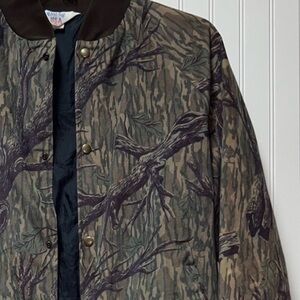 80s Camo Mossy Oak Jacket XL Westark Vintage Realtree Made in USA